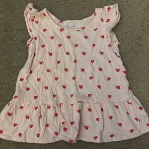 Baby Gap Pink cupid hearts Blouse